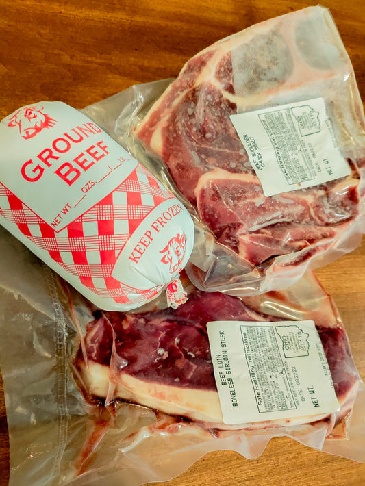 1/2 Family Pack Grass-finished Beef